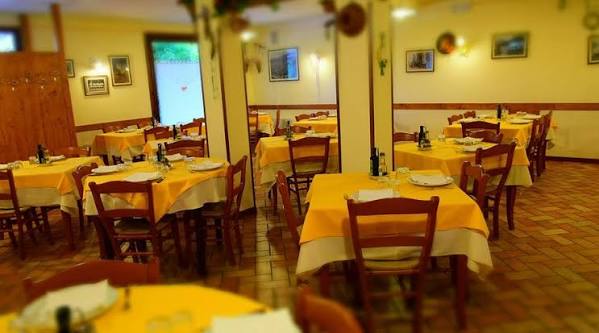 Sala interna dell'Agriturismo La Pila a Cison di Valmarino